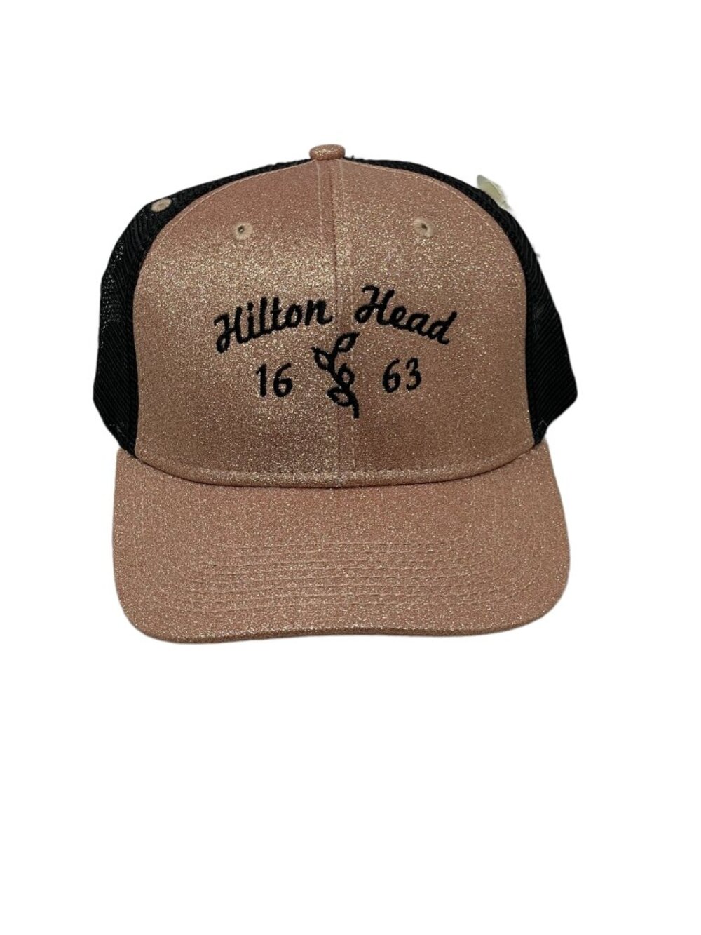 Ouray Sideline Hat Cap Hilton Head 1663 Mesh Snapback Rose Gold Womens OS NEW